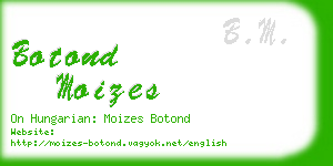 botond moizes business card